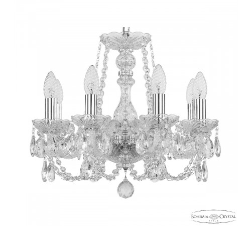 Подвесная люстра Bohemia Ivele Crystal 101/8/141 Ni Подвесная люстра Bohemia Ivele Crystal 101/8/141 Ni