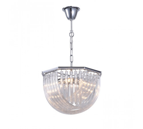 Подвесная люстра Delight Collection Murano Glass KR0116P-5R/A chrome