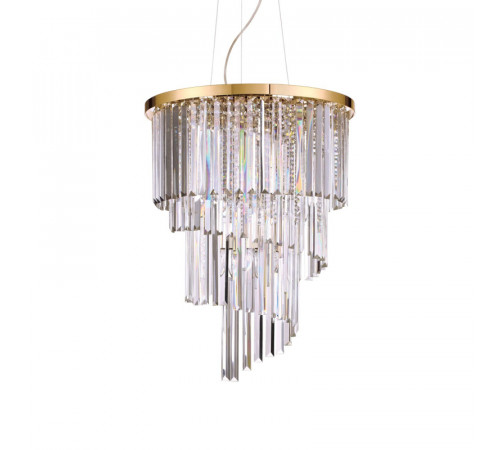 Подвесная люстра Ideal Lux Carlton SP12 Oro 213521 Подвесная люстра Ideal Lux Carlton SP12 Oro 213521