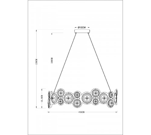 Подвесная люстра Arte Lamp Sarah A1062SP-6CC Подвесная люстра Arte Lamp Sarah A1062SP-6CC