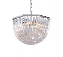 Подвесная люстра Delight Collection Murano Glass KR0116P-5R/A chrome
