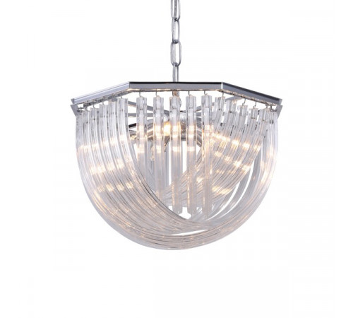 Подвесная люстра Delight Collection Murano Glass KR0116P-5R/A chrome