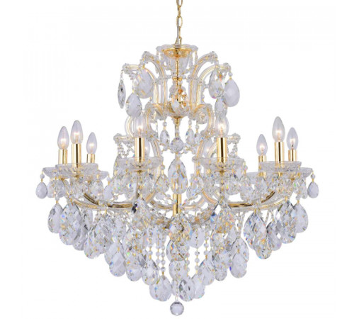 Подвесная люстра Crystal Lux Isabel SP11 Gold/Transparent Подвесная люстра Crystal Lux Isabel SP11 Gold/Transparent
