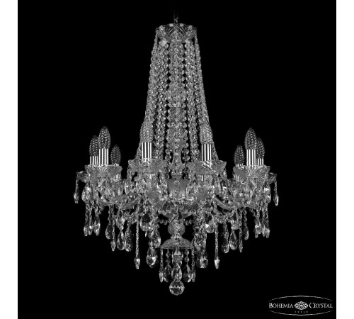 Подвесная люстра Bohemia Ivele Crystal 1415/10/200/h-75 Ni Подвесная люстра Bohemia Ivele Crystal 1415/10/200/h-75 Ni