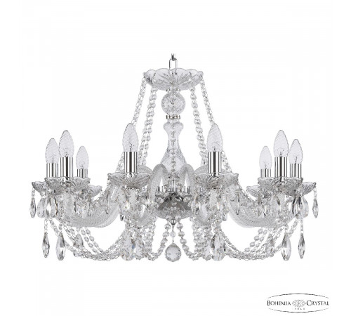 Подвесная люстра Bohemia Ivele Crystal 101/10/240 Ni Подвесная люстра Bohemia Ivele Crystal 101/10/240 Ni