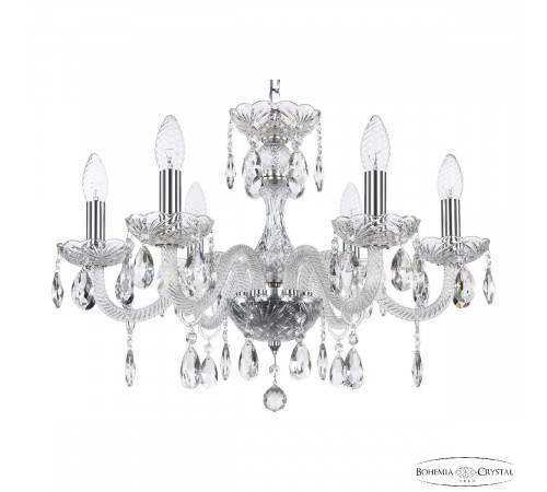 Подвесная люстра Bohemia Ivele Crystal 117/6/195 Ni Подвесная люстра Bohemia Ivele Crystal 117/6/195 Ni