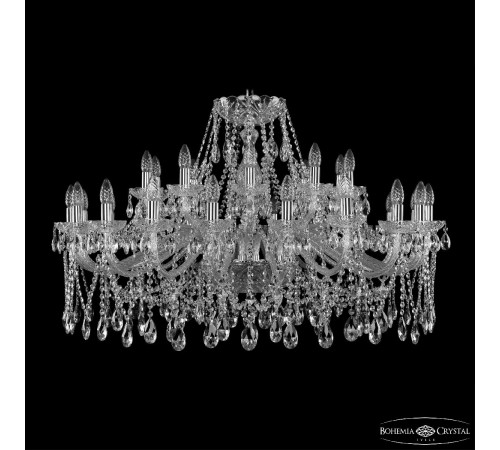 Подвесная люстра Bohemia Ivele Crystal 1413/20+10/400 Ni Подвесная люстра Bohemia Ivele Crystal 1413/20+10/400 Ni