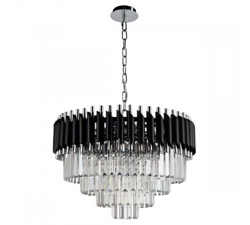 Подвесная люстра Natali Kovaltseva DARIAN 76017/10C CHROME BLACK
