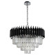 Подвесная люстра Natali Kovaltseva DARIAN 76017/10C CHROME BLACK