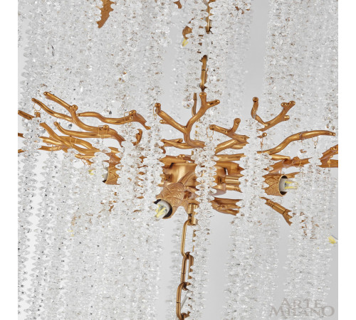 Каскадная люстра Arte Milano Milan 237011/D800/28/A Pa Каскадная люстра Arte Milano Milan 237011/D800/28/A Pa