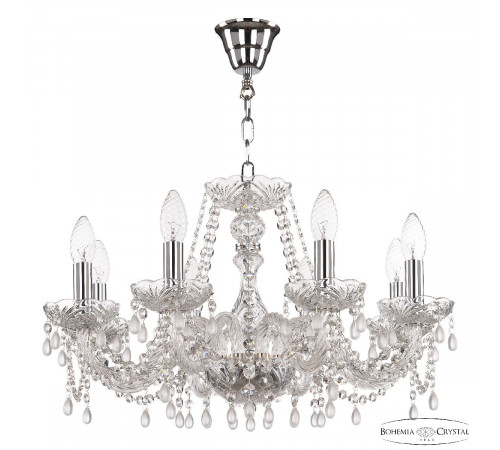 Подвесная люстра Bohemia Ivele Crystal 112/8/195 Ni V0300 Подвесная люстра Bohemia Ivele Crystal 112/8/195 Ni V0300