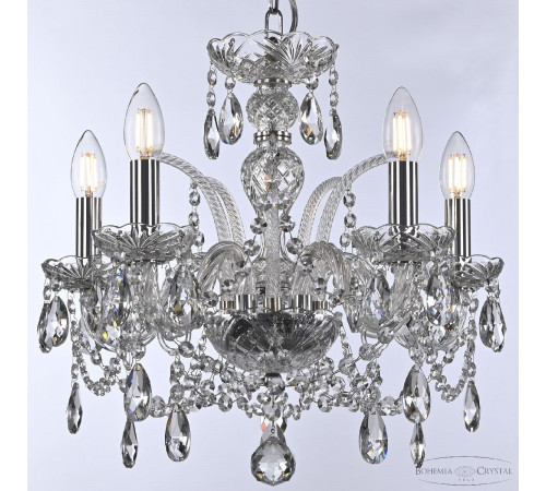 Подвесная люстра Bohemia Ivele Crystal 105/5/141 Ni Подвесная люстра Bohemia Ivele Crystal 105/5/141 Ni