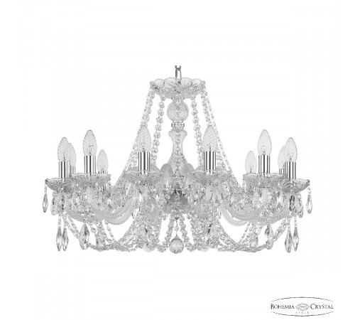 Подвесная люстра Bohemia Ivele Crystal 101/12/240 Ni Подвесная люстра Bohemia Ivele Crystal 101/12/240 Ni