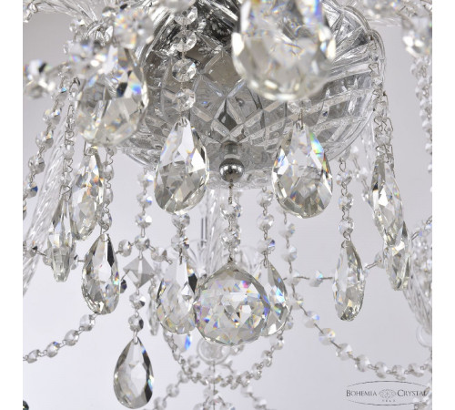 Подвесная люстра Bohemia Ivele Crystal 1411/10/360 Ni Подвесная люстра Bohemia Ivele Crystal 1411/10/360 Ni