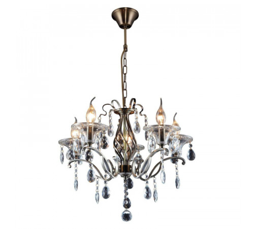 Подвесная люстра Toplight Zoe TL7220D-05AB Подвесная люстра Toplight Zoe TL7220D-05AB