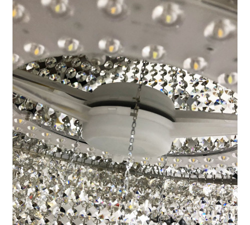 Потолочная люстра Bohemia Ivele Crystal 19321/45IV/LED-DIM Ni