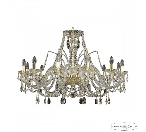 Подвесная люстра Bohemia Ivele Crystal 105/12/360 G Подвесная люстра Bohemia Ivele Crystal 105/12/360 G