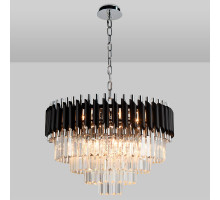 Подвесная люстра Natali Kovaltseva DARIAN 76017/10C CHROME BLACK