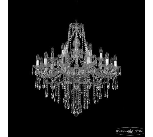 Подвесная люстра Bohemia Ivele Crystal 1415/12+6+3/300 Ni Подвесная люстра Bohemia Ivele Crystal 1415/12+6+3/300 Ni