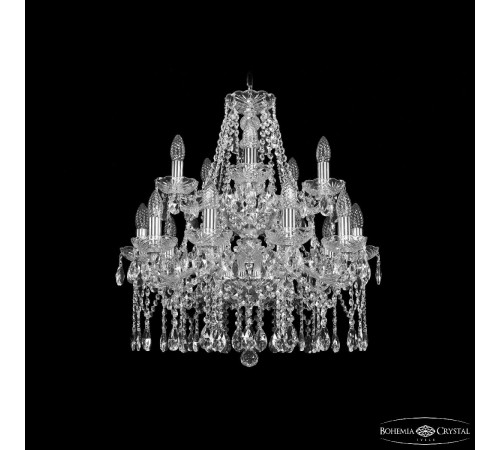 Подвесная люстра Bohemia Ivele Crystal 1413/10+5/200/2d Ni