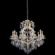 Подвесная люстра Crystal Lux Isabel SP11 Gold/Transparent