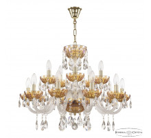 Подвесная люстра Bohemia Ivele Crystal 5417/10+5/240 G Shampan/M-1H