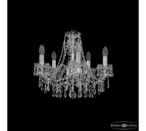 Подвесная люстра Bohemia Ivele Crystal 1403/5/160 Ni Подвесная люстра Bohemia Ivele Crystal 1403/5/160 Ni