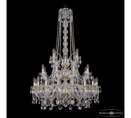 Подвесная люстра Bohemia Ivele Crystal 1411/16+8+4/300/h-131/3d G