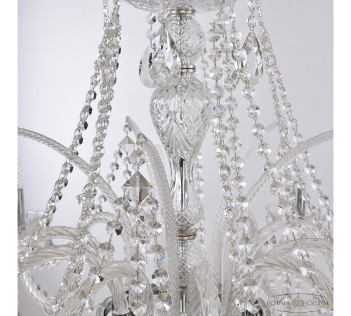 Подвесная люстра Bohemia Ivele Crystal 1411/10/360 Ni Подвесная люстра Bohemia Ivele Crystal 1411/10/360 Ni
