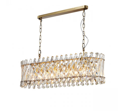 Подвесная люстра Lumien Hall Pauline LH0044/10PO-BR-CL Подвесная люстра Lumien Hall Pauline LH0044/10PO-BR-CL