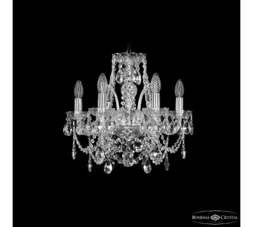 Подвесная люстра Bohemia Ivele Crystal 1411/6/141 Ni Подвесная люстра Bohemia Ivele Crystal 1411/6/141 Ni