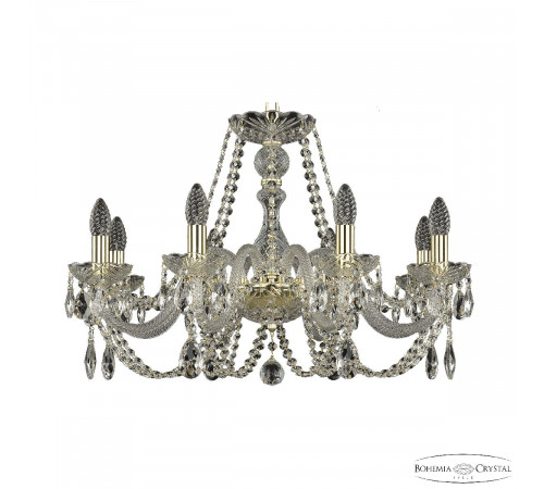 Подвесная люстра Bohemia Ivele Crystal 101/8/240 G Подвесная люстра Bohemia Ivele Crystal 101/8/240 G
