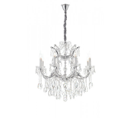 Подвесная люстра iLamp Diamond 6071-8 CR+CL Подвесная люстра iLamp Diamond 6071-8 CR+CL