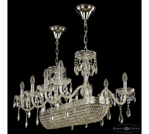 Подвесная люстра Bohemia Ivele Crystal 1452/8/195/800 Ni Подвесная люстра Bohemia Ivele Crystal 1452/8/195/800 Ni