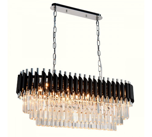 Подвесная люстра Natali Kovaltseva DARIAN 76017/8C CHROME BLACK Подвесная люстра Natali Kovaltseva DARIAN 76017/8C CHROME BLACK