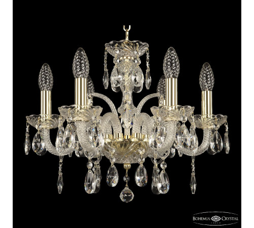 Подвесная люстра Bohemia Ivele Crystal 118/6/141 G Подвесная люстра Bohemia Ivele Crystal 118/6/141 G