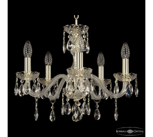 Подвесная люстра Bohemia Ivele Crystal 117/5/165 G Подвесная люстра Bohemia Ivele Crystal 117/5/165 G