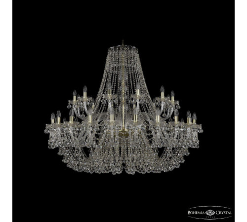 Подвесная люстра Bohemia Ivele Crystal 1409/24+12/530 G Подвесная люстра Bohemia Ivele Crystal 1409/24+12/530 G