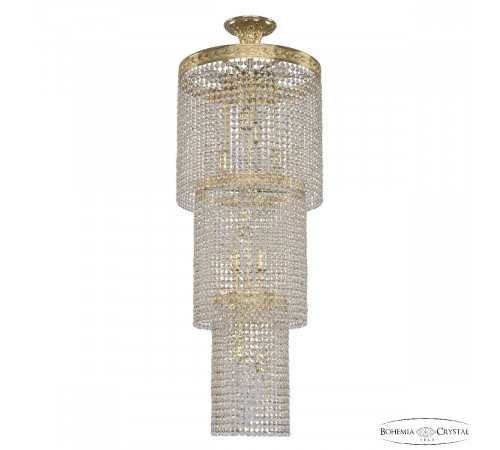 Каскадная люстра Bohemia Ivele Crystal 83301/40IV-100 G