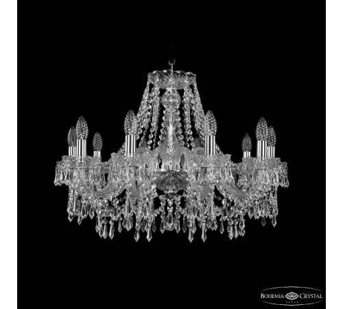 Подвесная люстра Bohemia Ivele Crystal 1403/10/240 Ni Подвесная люстра Bohemia Ivele Crystal 1403/10/240 Ni
