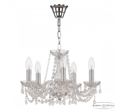 Подвесная люстра Bohemia Ivele Crystal 112/5/141 Ni V0300 Подвесная люстра Bohemia Ivele Crystal 112/5/141 Ni V0300