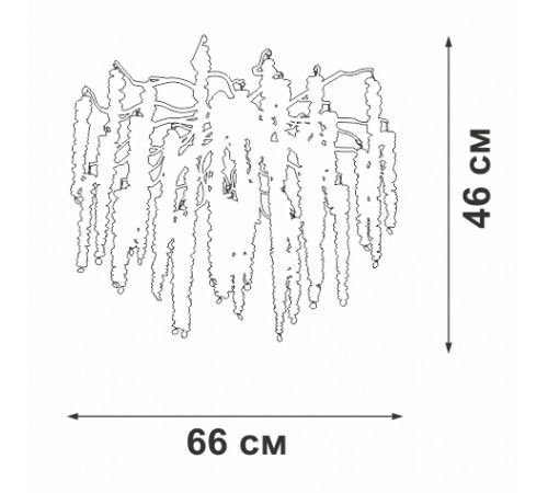 Потолочная люстра Vitaluce V28550-8/7PL Потолочная люстра Vitaluce V28550-8/7PL