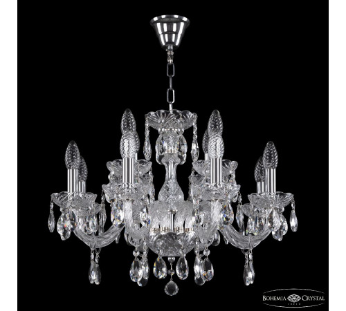 Подвесная люстра Bohemia Ivele Crystal 117/8+4/195 Ni Подвесная люстра Bohemia Ivele Crystal 117/8+4/195 Ni