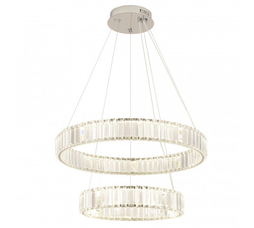 Подвесная люстра Crystal Lux MUSIKA SP100W LED CHROME Подвесная люстра Crystal Lux MUSIKA SP100W LED CHROME