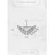 Потолочная люстра Lumien Hall Julen LH0065/12C-FGD-CL