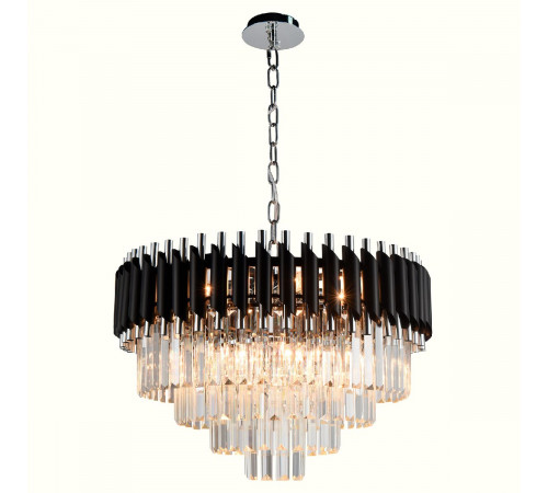 Подвесная люстра Natali Kovaltseva DARIAN 76017/10C CHROME BLACK