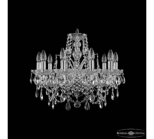 Подвесная люстра Bohemia Ivele Crystal 1411/10/195 Ni