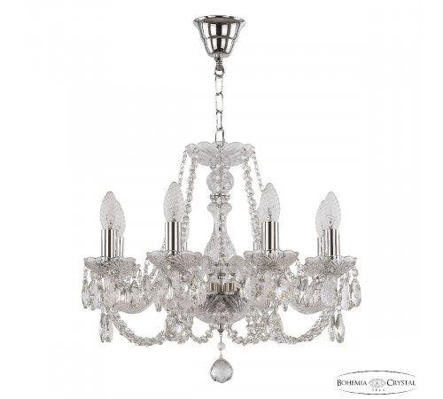 Подвесная люстра Bohemia Ivele Crystal 101/8/165 Ni Подвесная люстра Bohemia Ivele Crystal 101/8/165 Ni