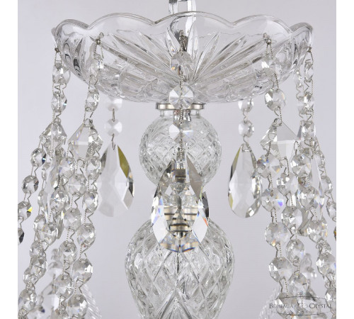Подвесная люстра Bohemia Ivele Crystal 1411/10/360 Ni Подвесная люстра Bohemia Ivele Crystal 1411/10/360 Ni