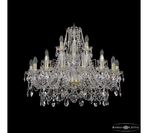 Подвесная люстра Bohemia Ivele Crystal 1411/16+8+4/300 G Подвесная люстра Bohemia Ivele Crystal 1411/16+8+4/300 G